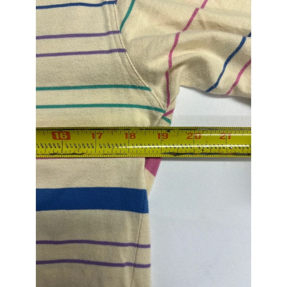 Colours Alexander Julian Mens Vintage 90s Striped Polo Shirt Large Preppy - Picture 3 of 9